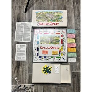 Monopoly Old Dallas Vintage 1989 Board Game G&L Enterprises USA